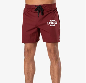 Shorts de Baño Casuales para Hombre con Logotipo Personalizado, Shorts Deportivos, Traje de Baño, Playa, 100% Algodón, Lona, No Tejido, Servicio OEM - Product Image 3