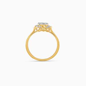 GIVA Heer by GIVA-Anillo de diamantes cultivados en laboratorio de chakras de oro amarillo - Product Image 2