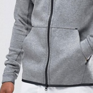 Vente en gros 100% coton Sweat à capuche en polaire technique pour hommes, fermeture à glissière, logo personnalisé, délavé à la pierre, broderie 3D sérigraphie, sweat-shirt pour hommes - Product Image 6