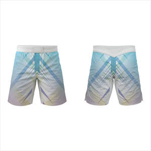 Pantalones cortos de MMA de pierna dividida para hombres Kickboxing Grappling No Gi Custom Fit Training Wear - Product Image 3