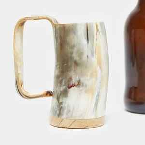 Meilleure qualité 500ml tasse en corne écologique et durable faite à la main dans un style animal Logo personnalisé artisanat naturel - Product Image 4