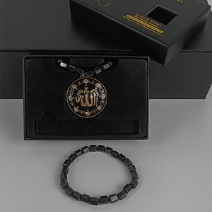 Collier magnétique personnalisé, ensemble de colliers à énergie quantique, ensemble de pendentifs en tourmaline <span class=keywords><strong>musulmane</strong></span>, pendentif magnétique quantique - Product Image 5