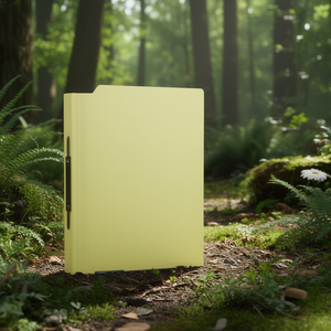 Yellow Recycled Cardboard File <b>Folder</b> <b>A4</b> Size 250g/m Neutrally Colored by Neutraware - Product Image 3