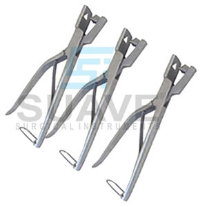 SUAVE SURGICAL INSTRU-Alicates de acero inoxidable para ganado, alicates personalizados para marcar orejas, instrumentos veterinarios - Product Image 1