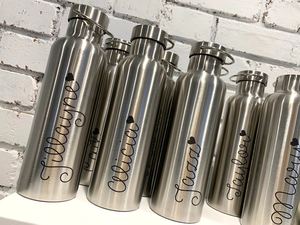 Elegante Botella de Agua de Acero Inoxidable, Termo de Doble Pared Aislado para Bebidas Frías y Calientes, Ideal para la Escuela, la Oficina, Viajes, Actividades al Aire Libre y el Hogar - Product Image 5