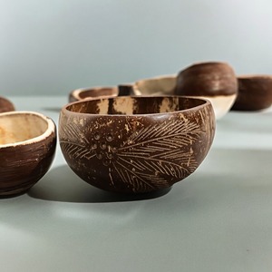 Bulk supply natural <b>coconut</b> <b>shell</b> bowls eco-friendly dinnerware coco bowl sets custom logo & packaging upon request - Product Image 4