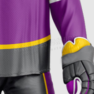 Uniforme de hockey para hombres de calidad premium-Nuevo diseño Uniforme de Jersey de hockey sobre hielo duradero en blanco liso al mejor precio - Product Image 6