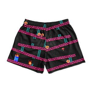 Pantalones Cortos Deportivos de Malla para Hombre, de Poliéster, Ajuste Holgado, para Verano - Product Image 2