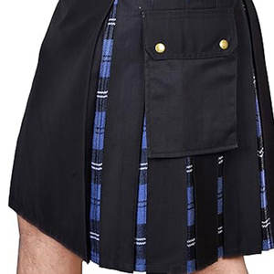 Kilts utilitarios para hombre, palillos de tambor acrílicos y de cuero cómodos de secado rápido, diseño personalizable, servicio OEM para adultos, novedad - Product Image 6
