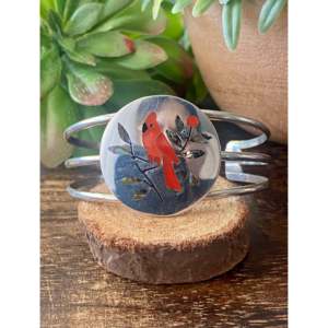 Zuni Handmade Multi-Stone & Sterling <b>Silver</b> Micro-Inlay Fashion <b>Cuff</b> <b>Bracelet</b> - Product Image 1