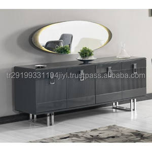 Table console Elips grise Athome Furniture pour salle à manger, origine Turquie - Product Image 1