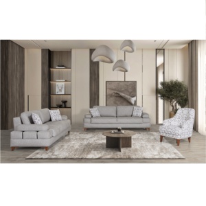 Meilleur vendeur Canapé modulaire Chesterfield moderne trois places Style italien Meubles en bois pour salon Atelier Villa - Product Image 1