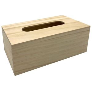Nouveauté : Boîte en bois artisanale au fini naturel pour le rangement de papier, idéale pour les mariages, dîners, anniversaires ou fêtes. - Product Image 1