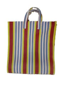 Grands sacs à provisions tissés en PP réutilisables écologiques Modèle personnalisé plastique polypropylène recyclé durable fabriqué en Inde en vrac - Product Image 3