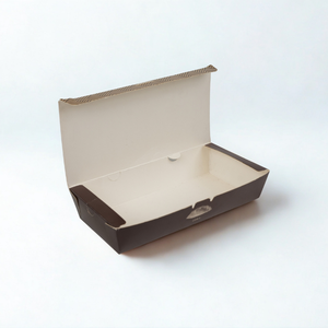 Caja de Embalaje de Alimentos Kraft Reciclable Ecológica con Impresión Personalizada |   Caja de Cartón Plegable para Llevar, Impresión Offset, Lámina en Relieve, Resistente a la Grasa - Product Image 3