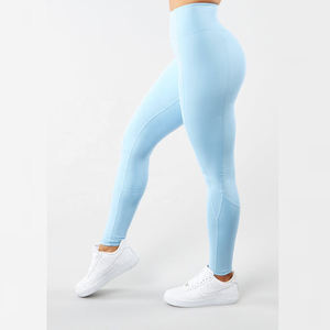 Mallas deportivas para mujer, cintura alta y baja, algodón transpirable, elásticas, de talla grande, diseño de logotipo personalizado, estilo Sexy para mujer, venta al por mayor - Product Image 2