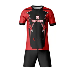 2024 Uniforme de futebol masculino com estampa de logotipo personalizado de alta qualidade para adultos, roupa esportiva de melhor design