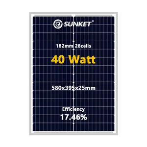 EU 시장 placas solares 사용자 정의 단결정 광전지 15 년 보증 모든 검은 120W 140W 150W 반 셀 패널