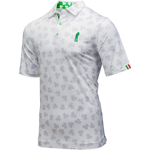 Camiseta de Golf de Manga Corta Sublimada con Logotipo Personalizado OEM, 100% Algodón, Transpirable, de Secado Rápido, Estilo Urbano para Hombre - Product Image 2