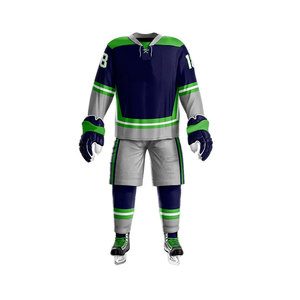 Uniforme Profesional de Hockey sobre Hielo, Conjunto de Jersey Totalmente Personalizable para Equipos Juveniles y Adultos - Product Image 4