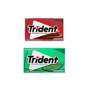 หมากฝรั่งรสสเปียร์มินท์ รสสดชื่นแบบไทรเดนท์ ปราศจากน้ำตาล แพ็ค 12 ชิ้น - Product Image 1