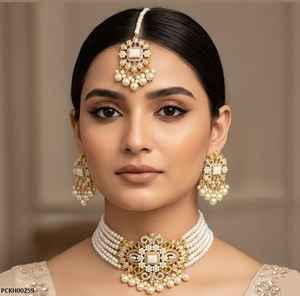 Mehndi Plating Modern CZ Stone Jewelry Elegant CZ Stone Festival Necklaces Fashion Jewelry Luxury Artificial Jewelry Export - Product Image 4