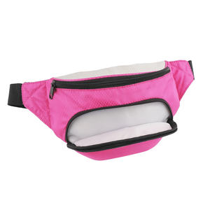 Sacs de taille unisexes personnalisés, grande fermeture éclair, polyester imperméable, motif brodé, ceinture de course, sac banane pour hommes et femmes pour le sport - Product Image 6