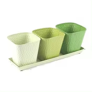 Maceta decorativa para el hogar y el jardín, macetas de Metal de calidad de lujo, decoración de jardín, macetas para plantas, juego de macetas de hierbas de Metal para la mejor venta - Product Image 6