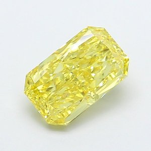 Diamante Radiante de 2.01ct VS1, Color Amarillo Intenso, Cultivado en Laboratorio - Product Image 1