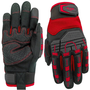 Guantes DE TRABAJO antivibración para hombre, guantes de seguridad resistentes a Cortes, resistentes, protección TPR, pantalla táctil, - Product Image 2