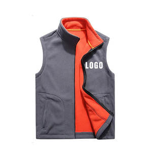 Gilet d'hiver élégant et respirant pour hommes avec logo personnalisé brodé en polaire durable, chaud et confortable, coupe extensible - Product Image 4