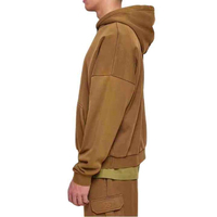 Conjunto Deportivo Informal Moderno con Capucha para Hombre, de Forro Polar para Invierno, Diseño Sólido, Transpirable, para Sesiones de Gimnasio, Trotar, Entrenamiento Deportivo