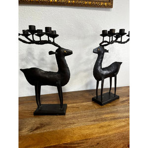 Vaisselle Bougeoir Renne Bougeoir Vintage Couleur Noire Bougeoir Photophore Bougeoir De Manufactures Et Exportateurs - Product Image 2