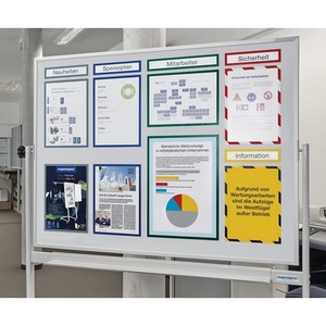 MAGNETOPLAN Magnetic <b>Frame</b> DIN <b>A3</b> Grey Metal <b>Frame</b> Product Category - Product Image 1