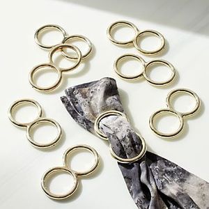 Servilletero de metal con acabado bronce rústico para decoración de mesa de comedor de granja, perfecto para Celebración de cena de boda - Product Image 3