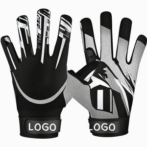 Guantes de Fútbol Americano Personalizados al Mejor Precio, Transpirables, Antideslizantes, de Poliéster, Ropa Deportiva Cómoda de Alta Calidad - Product Image 6