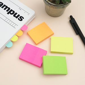[Hansolmts] Nhà máy màu trực tiếp trộn ghi chú dán 38x50mm 2 kiểu miếng ghi nhớ có thể ghi với bề mặt dính sạch - Product Image 6