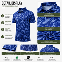 SAIKE Polo de golf personnalisé pour homme, style uni, manches courtes, logo personnalisé, marque privée, uniforme de club, vêtements de sport classiques