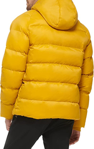 Blouson d'hiver pour homme de haute qualité, imperméable, à col montant, avec logo personnalisé, en nylon, décontracté, à capuche - Product Image 2