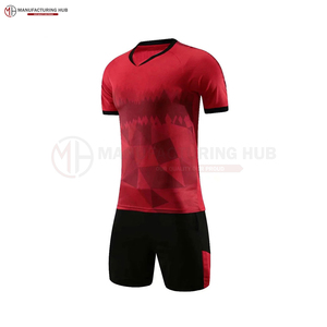 Camiseta deportiva de equipo de fútbol con logotipo de impresión personalizado, diseños de uniformes de fútbol de secado rápido, camiseta de fútbol azul, Conjunto de camiseta de fútbol - Product Image 4