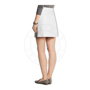 Custom Design <b>Women</b> Sheep Leather <b>Skirts</b> OEM Available - Product Image 6