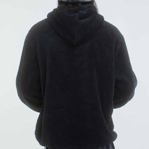 Sweat à capuche personnalisé de haute qualité de couleur noire avec capuche pour hommes, votre propre conception, sweat à capuche avec impression d'étiquettes pour le cou - Product Image 3