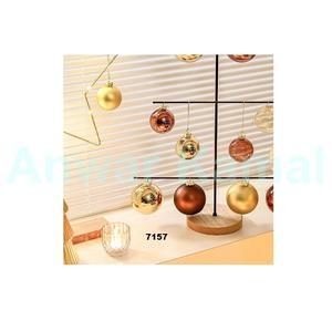 Adornos de árbol de Navidad de cristal negro, decoraciones de bolas transparentes brillantes mate para el hogar, fiesta de Acción de Gracias, regalo de vacaciones - Product Image 2
