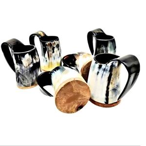 Handcrafted Viking Shot <b>Glass</b> Agate Customizable Waterproof Drinking Horn <b>Mug</b> Natural Crafts Technique - Product Image 1