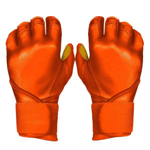 Guantes de bateo de béisbol para adultos personalizados de alta calidad con logotipo de cuero antideslizante guantes de bateo resistentes al desgaste - Product Image 1