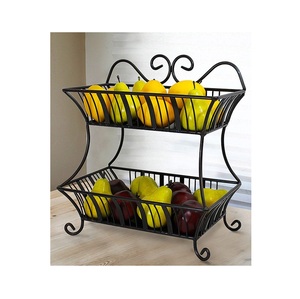 Juego de Tazones de Alambre Metálico Minimalista Moderno, Diseño Abierto, Reutilizable, Organizador de Almacenamiento para Encimera de Cocina, para el Hogar y la Comedor - Product Image 6