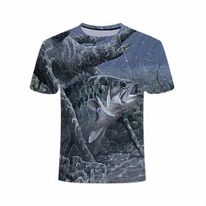 OEM/ODM Sublimation T-shirt de sport à manches courtes Chemises en gros pour hommes 100% Polyester T-shirt de sport à col rond - Product Image 1