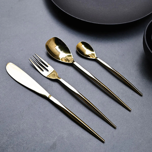 HHO ชุดช้อนส้อมทำมือสำหรับงานแต่งงานช้อนขัดกระจกและมีดคุ้มค่าสำหรับการสั่งซื้อจำนวนมาก - Product Image 1