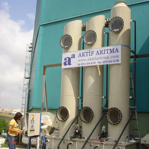 Máquina de Purificación de Gases Residuales Industriales AKTIFPAK CLS Cl2 de Alta Calidad, 98% de Eficiencia, Bomba, Motor, Caja de Cambios, PLC, 2 Años de Garantía - Product Image 2
