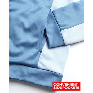 Costume de jogging d'hiver personnalisé pour hommes Streetgrace Ensemble de pantalons à capuche avec fermeture éclair Logo brodé Marque privée Options de tissu OEM - Product Image 4